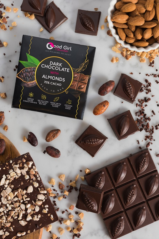 Bold Dark with Almonds 70% (Bitter-Sweet)