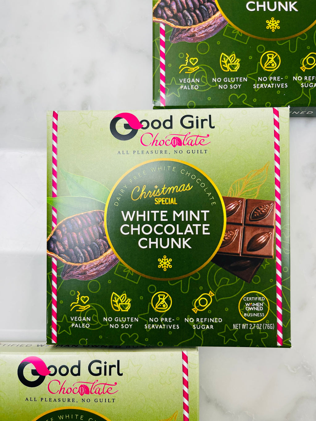 **Holiday Special** White Mint Chocolate Chunk(Sweet)