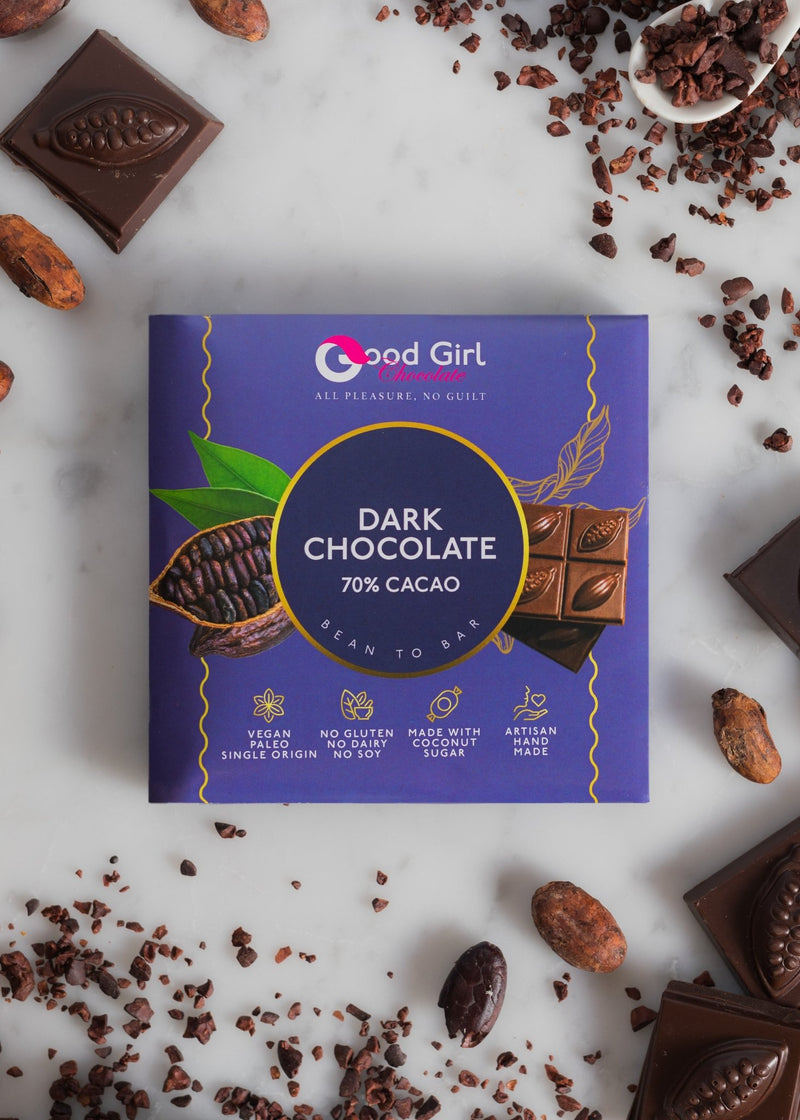 Bold Dark 70% (Bitter - Sweet) - Good Girl Chocolate