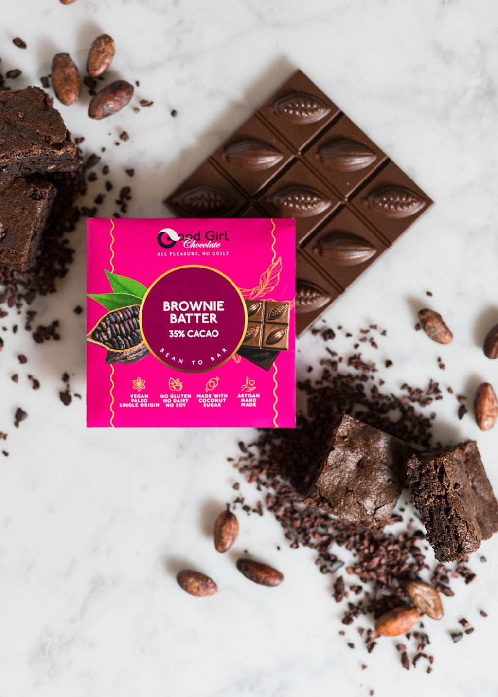 Brownie Batter Bar (Sweet) - Good Girl Chocolate