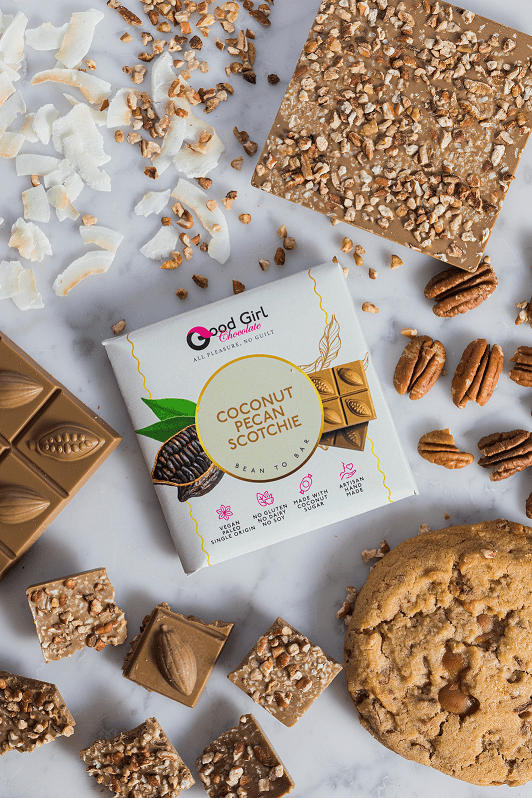 Coconut Pecan Scotchie - Good Girl Chocolate